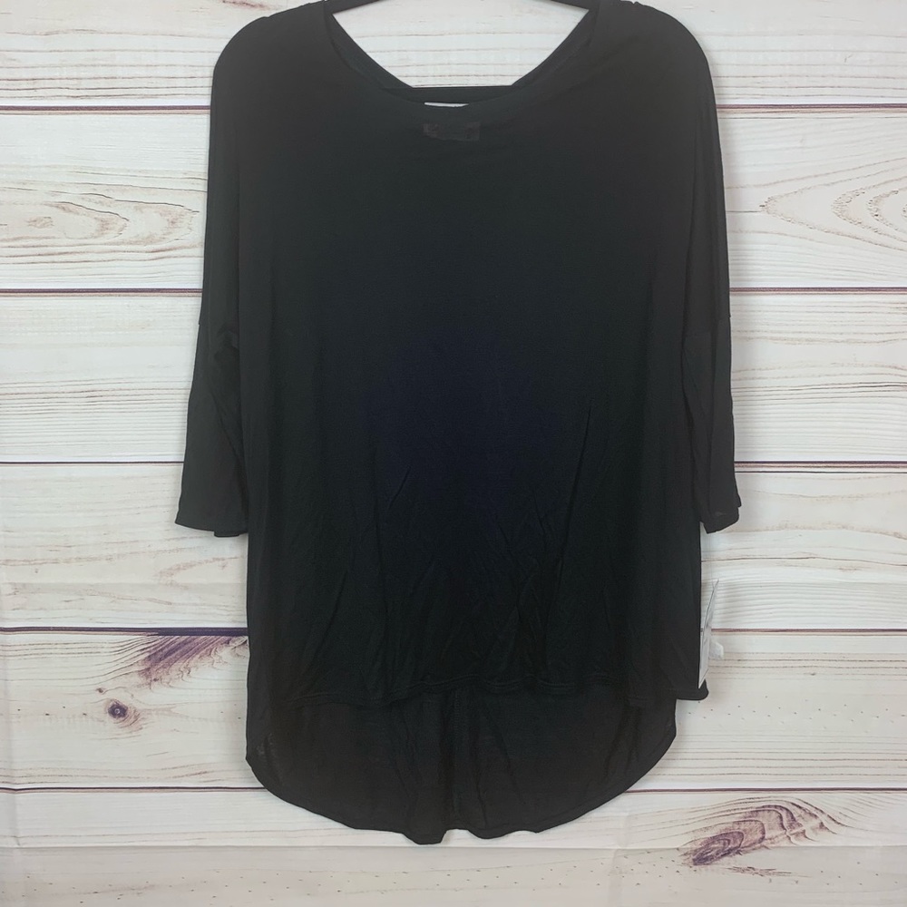 Madison & Berkeley Basic Black Top Nwt - image 1